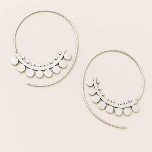 Boho Crescent Hoop Earrings JLT11592 Just Lil Things