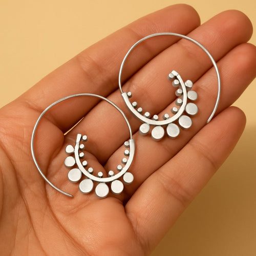 Boho Crescent Hoop Earrings JLT11592 Just Lil Things