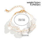 Just lil things Baroque Pearl Wire Wrap Bracelets – Elegant Minimalist Jewelry JLTB0435 Just Lil Things
