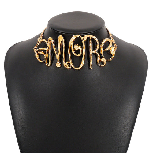 AMORE Statement Necklace JLTN0695 Just Lil Things