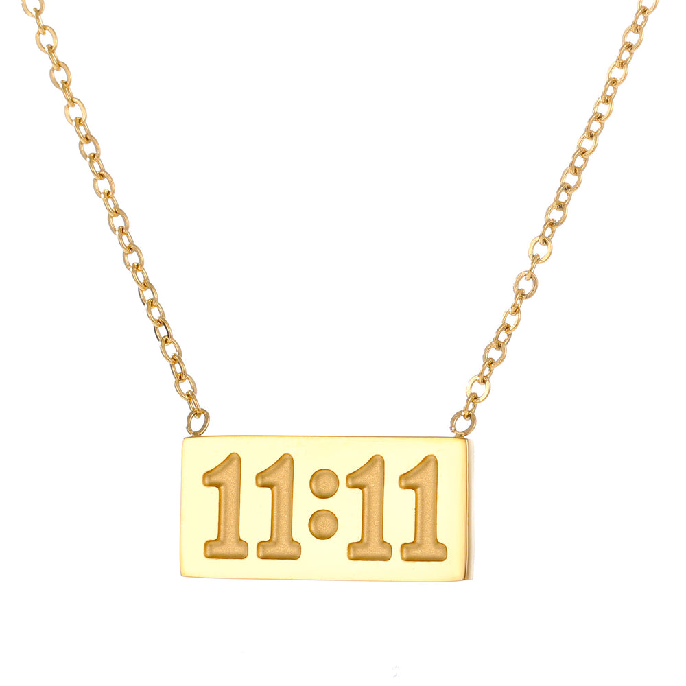 Just Lil Things Artificial Manifesting Timing Chain Necklace jltn1065 Just Lil Things