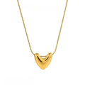 Heart Pendant Sleek Chain Necklace JLTN1186 Just Lil Things