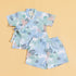 Colorful Stylera kimono co-ord set for kids with matching top and shorts