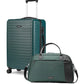 Stark+Verve Combo | Green | Medium Hard Luggage with Duffle Bag
