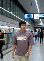 Mauve Mind Chill Men's Oversized T-shirt B5IVE