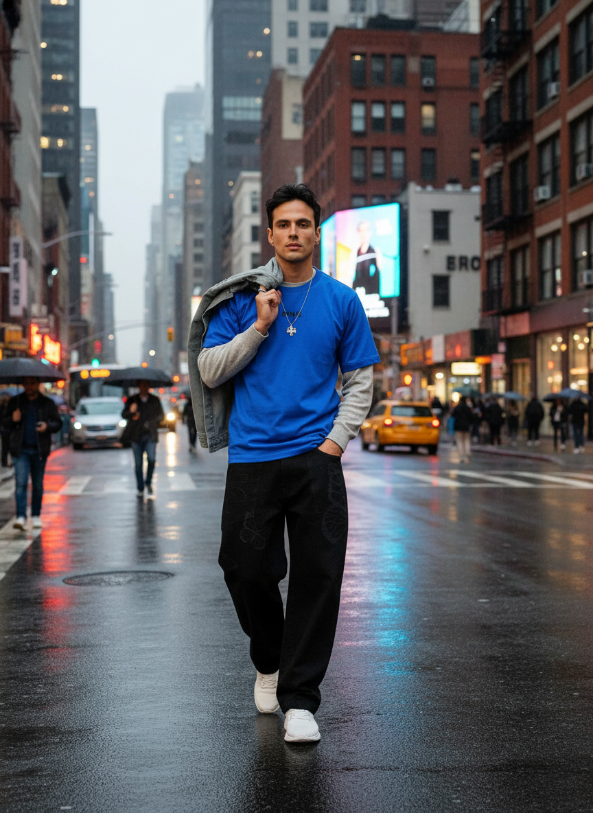 Dark Winged Men's Baggy Fit