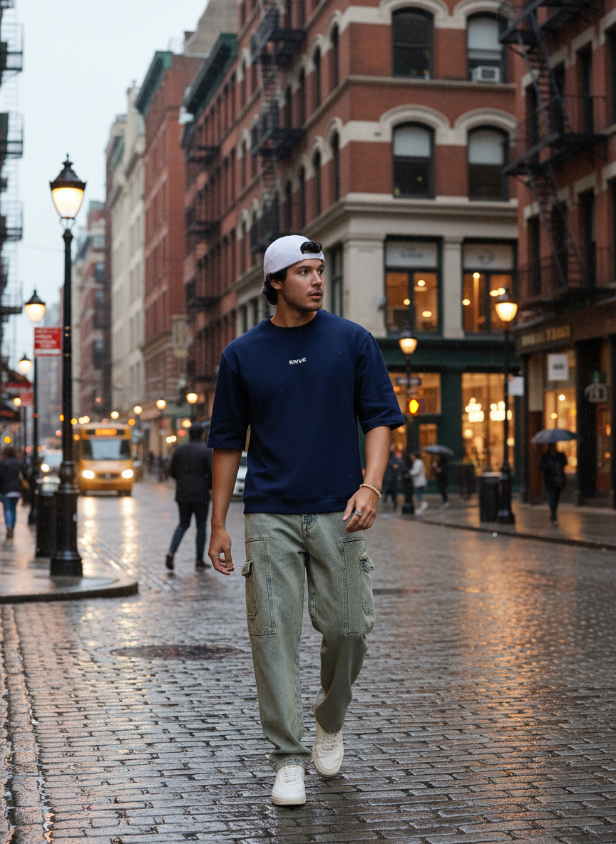 Men's Alchemist Wash Baggy Fit Jeans B5IVE