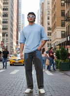 Men's Dual Panel Mix Match Straight Fit Jeans B5IVE