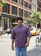 Classic Grape Drop Oversized Men's T-Shirt B5IVE