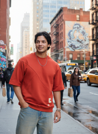 Rusty Pocket Men's Oversized T-shirt B5IVE