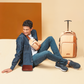 Backpacker Combo | Beige | Trolley Backpack+TechKit+Packing Cube