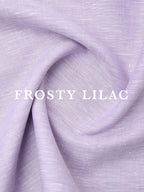 Men's Linen Soft Touch Frosty Lilac Shirt Vellure