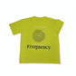 Lime green graphic t-shirt oversized featuring unique design and relaxed fit for casual style