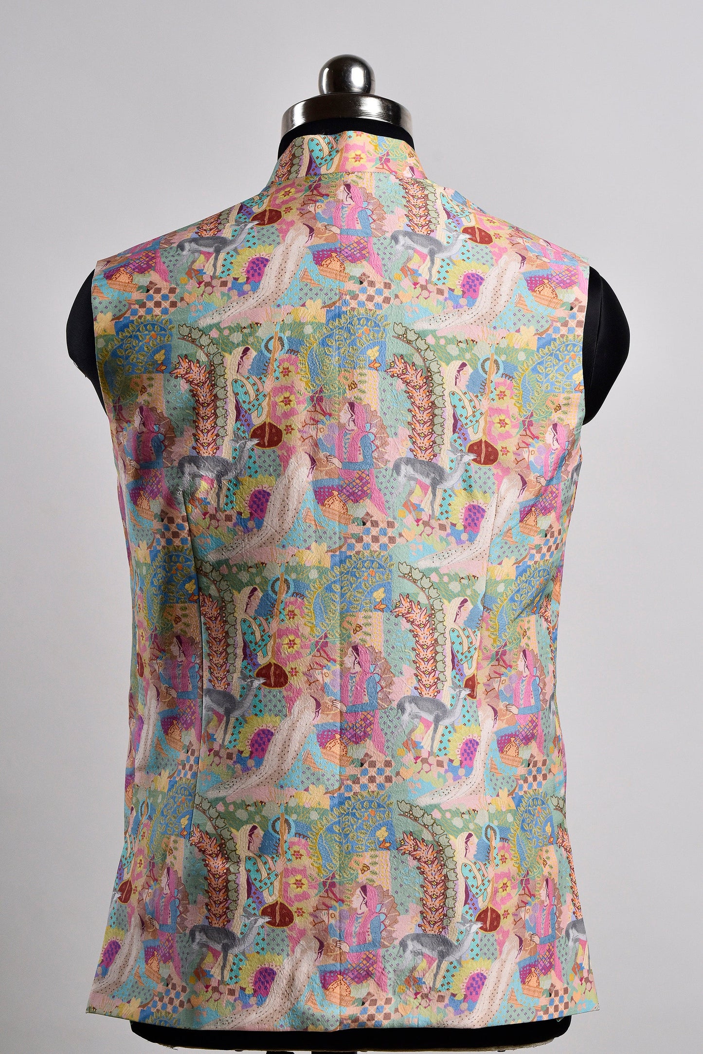 Colorful Stylera luxury bandi vest for weddings featuring intricate patterns and a stylish fit