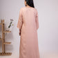 Elegant mauve pink kurta palazzo set with a flowing design, perfect for casual or festive occasions