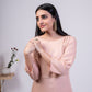 Elegant mauve pink kurta palazzo set featuring a stylish design and breathable fabric for comfort