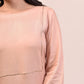 Elegant mauve pink kurta palazzo set featuring delicate finishing and stylish design