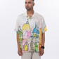 Stylera men's casual graphic shirt featuring a vibrant cityscape design and relaxed fit