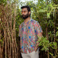 Men's floral Hawaiian shirt by Stylera in a vibrant multi-color design