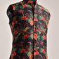 Stylera men's floral printed bandi jacket featuring vibrant tropical patterns