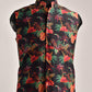Men's floral printed bandi jacket featuring vibrant colors and a stylish design for casual wear