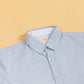 Stylera men's formal dotted shirt in light blue with a classic collar and stylish design