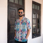 Men's oversized patterned shirt from Stylera - with vibrant colors and relaxed fit