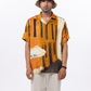 Men's printed short sleeve shirt by Stylera featuring vibrant colors and artistic patterns
