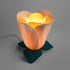 Sozori modern floral lamp for bedroom in soft pastel colors with glowing flower design
