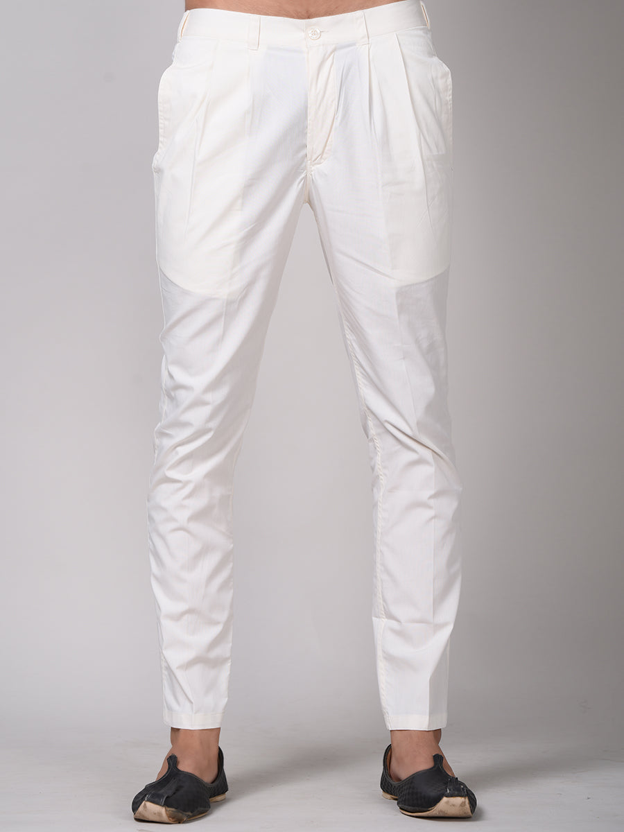 Stylish off white pyjama pants by Stylera for comfortable lounging