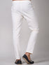 Back view of off white pyjama pants by Stylera with a comfortable fit