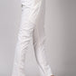 Side view of off white pyjama pants from Stylera for comfortable lounging