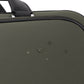 Stylera olive briefcase for men with water resistant fabric leather handle and secure zip closure