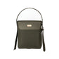 Stylish olive green bucket bag by Stylera with a sleek design and adjustable strap