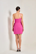 Wrap One Shoulder Dress De Novoo
