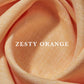 VELLURE Soft Touch Linen | Pure 60s Lea | ZESTY ORANGE