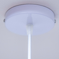Sozori contemporary decorative lamp for living room featuring a sleek white ceiling mount design