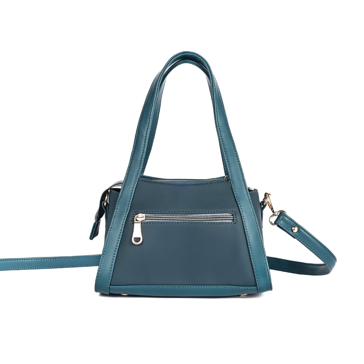 Stylish peacock small handbag with adjustable strap and zippered pocket for everyday use