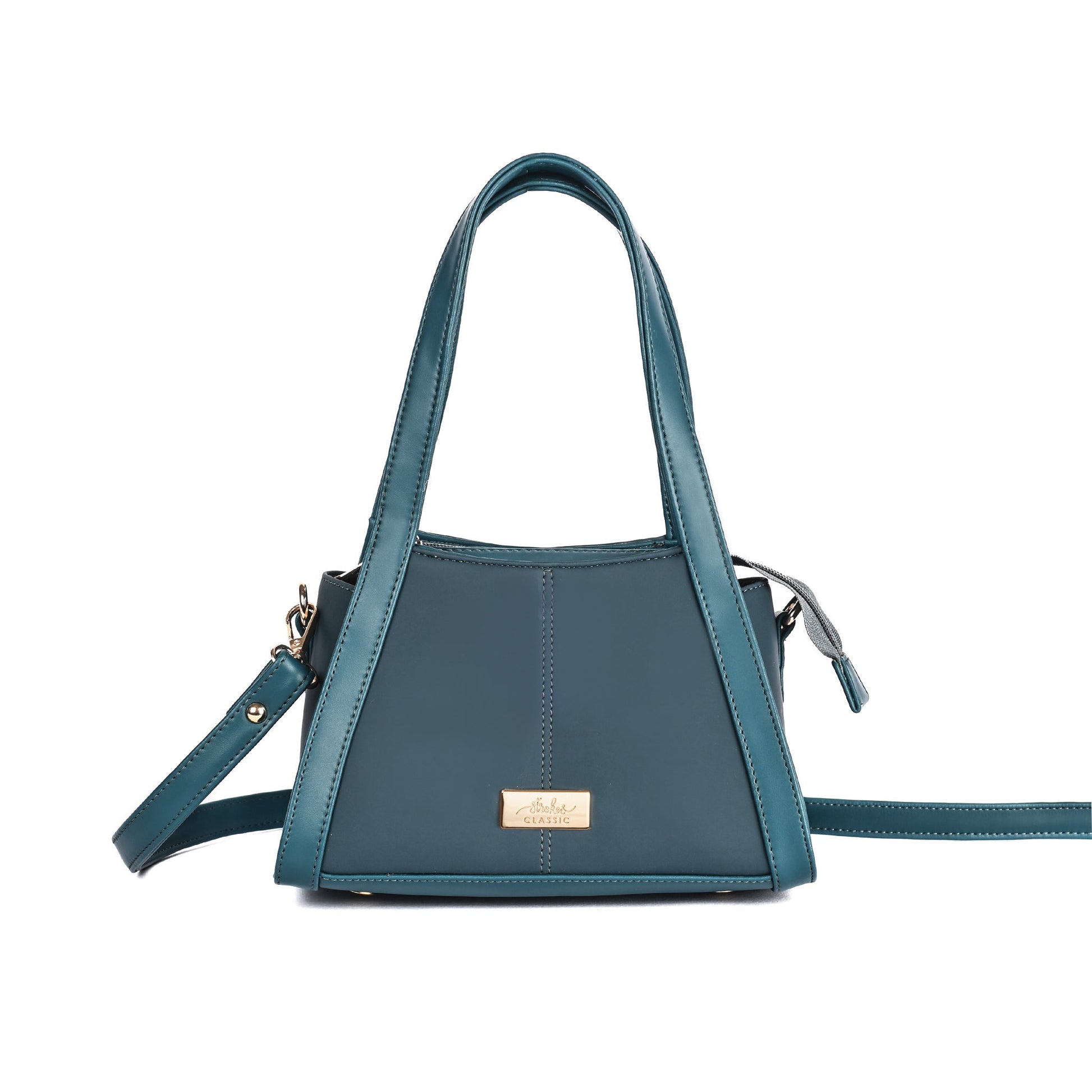Stylish peacock small handbag by Stylera with a sleek design and adjustable straps