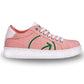 Pink casual sneakers for women with a stylish design and comfortable fit by Stylera 