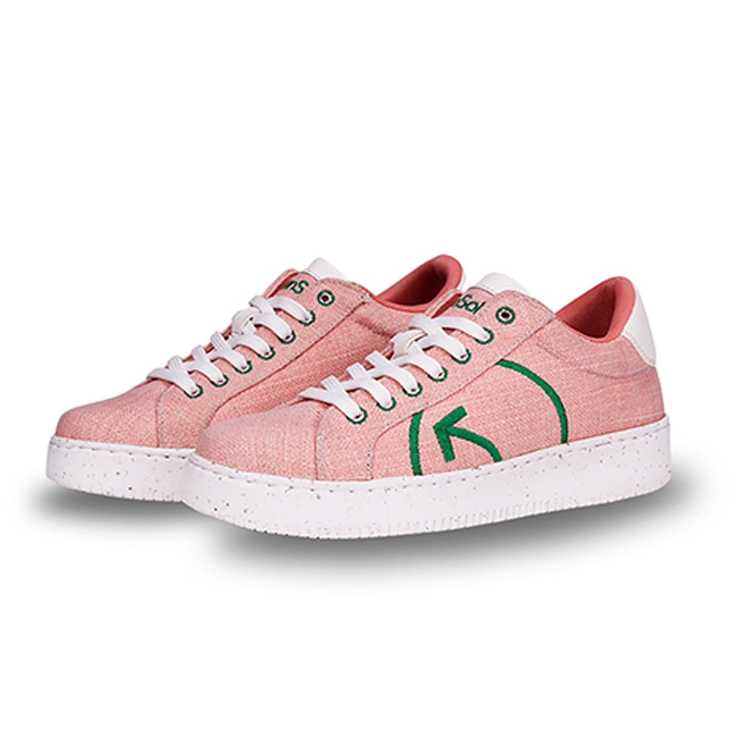Pink casual sneakers for women with stylish design and comfortable fit by Stylera 