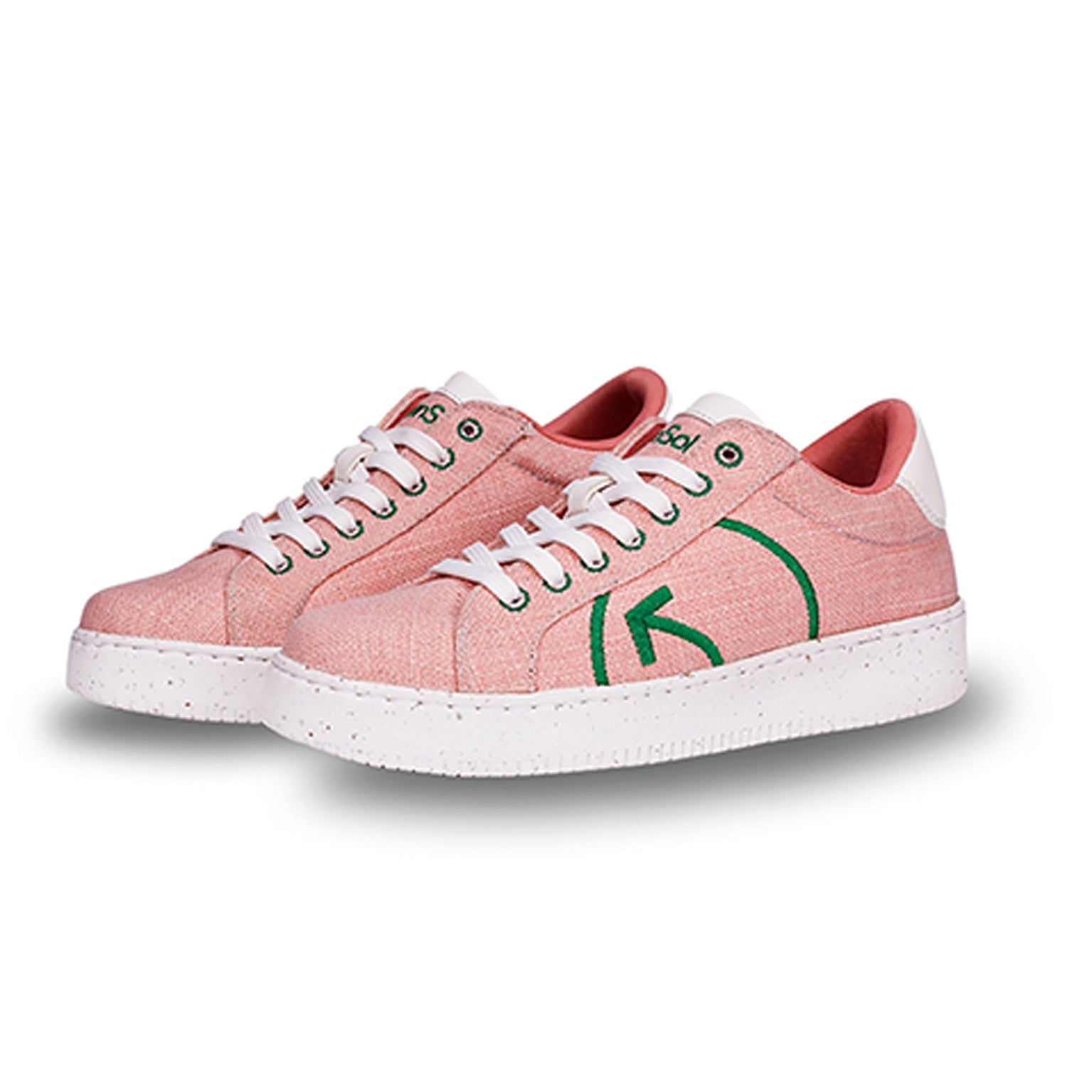 Pink casual sneakers for women with stylish design and comfortable fit by Stylera 