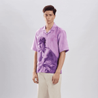 Purple Angelo Resort collar shirt