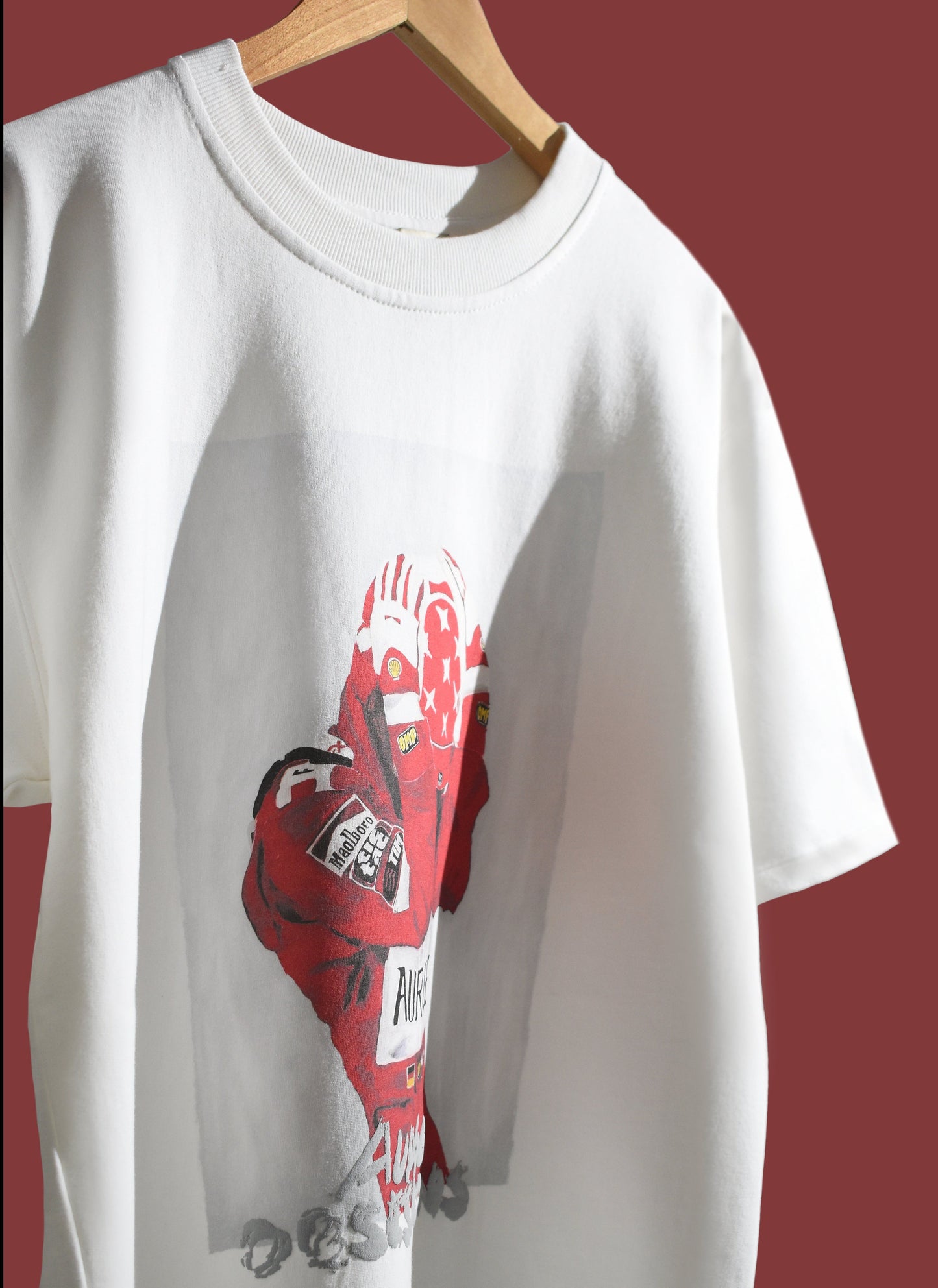 Stylera Reconquer T-Shirt for Men featuring a bold graphic print on a white background