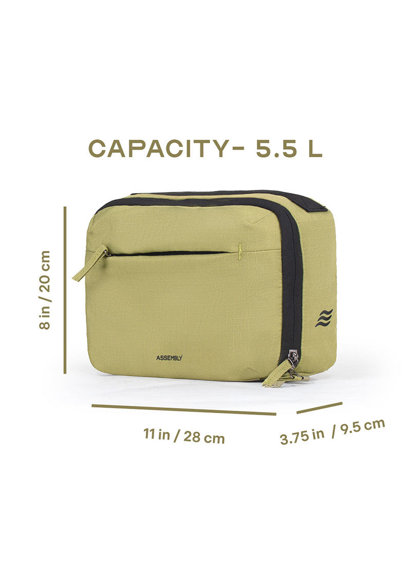 Scape Dopp Kit | Green | Organsier For Week long Trek Or Vacations