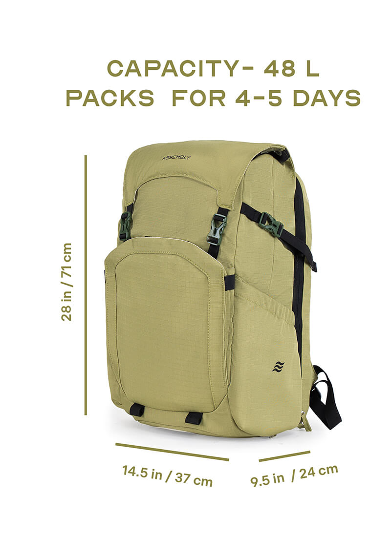 Scape Backpack | Green | For Mountain Trails Or Everyday Commutes