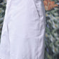 Stylera regular fit pearl grey shorts with side pockets and button closure