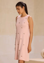 iCotton Rhinestone Shift Dress Alonge