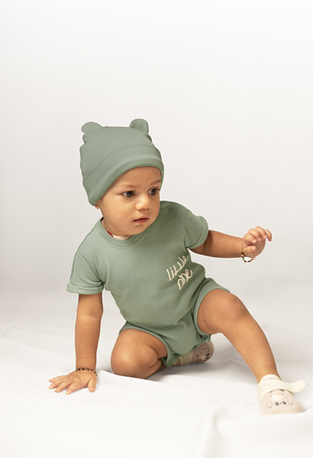 Sage Little One Romper Born Plus
