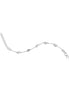Stylera silver bean bracelet delicate sterling chain with polished bean charms and adjustable clasp